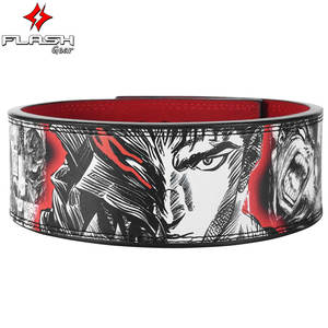 Ceinture de soutien de taille d'haltérophilie de qualité supérieure Ceinture de gymnastique en cuir de vachette robuste Athlètes de force Powerlifters Bodybuilders - Product Image 3