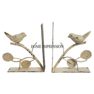 Modern Creative Art Unique Fancy Designer Stylish Luxurious Look <b>Heavy</b> <b>Duty</b> Metal Made Bookends Home and Office Decor Accents - Product Image 6