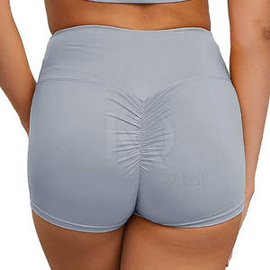 กางเกงขาสั้นออกกำลังกายเอวสูง ยืดหยุ่น ระบายอากาศได้ดี เป็นมิตรกับสิ่งแวดล้อม เหมาะสำหรับโยคะ วิ่ง และการฝึกซ้อม - Product Image 4
