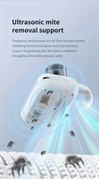Aspirateur portable intelligent à écran tactile en plastique, aspiration puissante, sans fil, silencieux, pour matelas, lit, oreiller