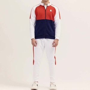 ชุดวอร์มมีฮู้ดแบบบล็อกมีซิปมีฮู้ดของผู้ชายเสื้อกันหนาวแนวสตรีทสำหรับฤดูหนาวพิมพ์ลายแบบ2 in 1 - Product Image 1