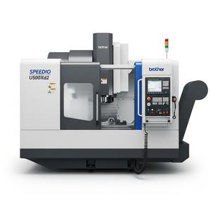เครื่องจักรกลซีเอ็นซีแนวตั้ง Brother SPEEDIO U500Xd2 ความเร็วสูง ความแม่นยำสูง สำหรับงานกัดหลายหน้า งานเจาะ และงานต๊าปเกลียว - Product Image 3
