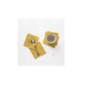 Posavasos de lino 100% natural, manteles individuales y posavasos de alta calidad con forma de posavasos de lino, venta al por mayor - Product Image 3