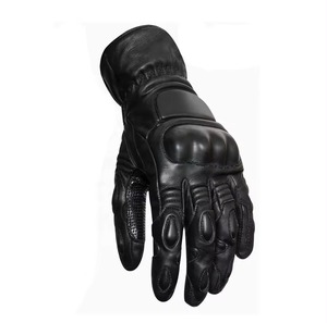 Guantes de cuero para hombre, guantes tácticos para motocross, equipo de protección para motocicleta, guantes de dedo completo para carreras, tamaño personalizado - Product Image 3