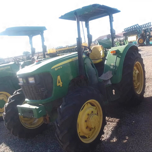 Tracteurs agricoles d'occasion John Deere 5075E 90HP 4x4 à transmission par engrenages avec pompe PLC et composants de roulement, surveillance à distance, garantie 1 an - Product Image 1