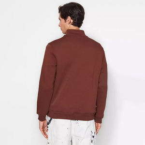 เสื้อกันหนาวมีฮู้ดของผู้ชายแห้งเร็วระบายอากาศได้ดีสีพื้นสำหรับฤดูหนาว - Product Image 2