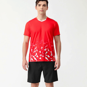 Ensemble d'uniformes de tennis de table en polyester, maillots de sport respirants personnalisés, shorts de badminton à sublimation, vêtements de tennis imprimés sur mesure - Product Image 4