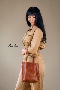 Elegante bolso de cuero genuino para mujer, bolso de hombro de oficina diario para viajes de trabajo y uso informal - Product Image 3