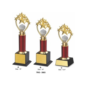 Trophée en métal personnalisé 7 étoiles le plus vendu pour l'excellence dans le sport dans le monde entier - Product Image 3
