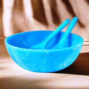 Bol profond en résine fait à la main, poli, écologique, passe au lave-vaisselle, couleur personnalisée, vaisselle de fête pour la maison, la cuisine, la salle à manger, de qualité supérieure - Product Image 2