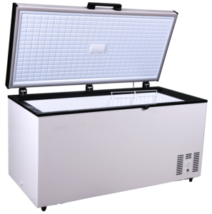 Congelador profundo 500L Carga superior horizontal Puerta única Venta al por mayor Congelador comercial de gran capacidad barato - Product Image 2
