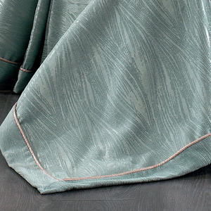 Guzide Lilyana Turquoise 4-Piece Customized Classic Luxury Home <b>Bedspread</b> <b>Set</b> 100% Chenille Organic Woven Striped Washable Ant - Product Image 5