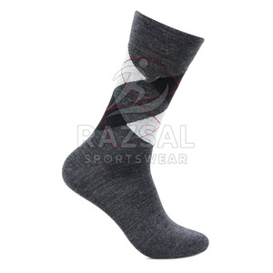 Chaussettes de sport décontractées pour hommes de haute qualité, en Spandex/Polyester, anti-odeur, séchage rapide, vente en gros directe usine - Product Image 1