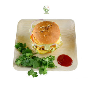 Vajilla desechable de hoja de palma natural de alto grado, platos cuadrados de hoja de palma biodegradables disponibles en diferentes tamaños y formas - Product Image 5