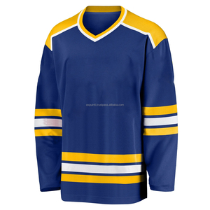 Ventes directes d'usine Maillot de hockey sur glace personnalisé Gsm Broderie Tackle Twill Vêtements de hockey sur glace - Product Image 3