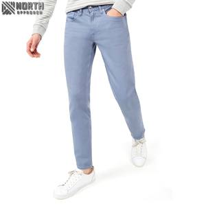 กางเกงยีนส์ทรงสลิมตรงคุณภาพสูงสำหรับผู้ชาย ออกแบบเองได้ ทรงดินสอ น้ำหนักเบา สำหรับแฟชั่นใหม่ที่ปรับแต่งได้ - Product Image 1