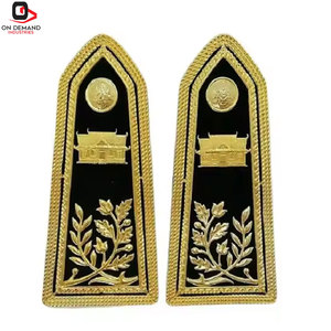 Wholesale Custom <b>Sew</b>-<b>On</b> Shoulder <b>Patches</b> with 3D Embroidery Premium Canvas Fabric and Strong Border Stitching - Product Image 1
