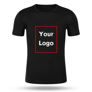 T-shirt de course à séchage rapide pour hommes et femmes avec logo imprimé en 3D, vêtements de sport à manches courtes pour marathon et gym personnalisés - Product Image 1