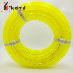 Tubo de manguera trenzado de fibra de PVC transparente duradero de alta presión, tubo Flexible de grado alimenticio no tóxico para dispensador de agua y bebidas - Product Image 1
