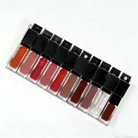 Gloss à lèvres coloré de haute qualité, huile à lèvres éclatante, hydratante et nourrissante, couleur rouge vin chatoyante