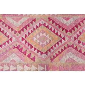 Alfombra Turca Vintage de 3.1x10.4 pies (94x318 cm), Alfombra Marroquí Rosa Kilim - Product Image 5