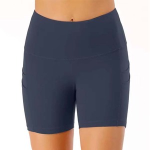 Pantalones cortos de motorista para mujer hechos a medida de alta calidad, nuevos monos deportivos sexis para Fitness, monos transpirables, disponibles en Pakistán - Product Image 5