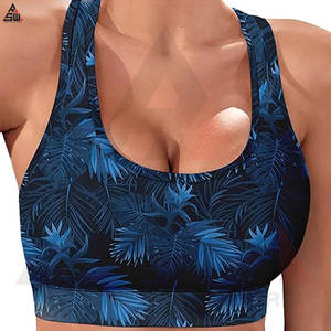 Soutien-gorge de sport pour femme, extensible dans les quatre sens, imprimé par sublimation, soutien-gorge de yoga et de gymnastique pour femme - Product Image 3