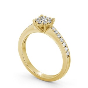 Anillo de compromiso con diamantes cultivados en laboratorio para mujer, joyería de moda personalizada, diseño antiguo, anillos Eternity para mujer - Product Image 2