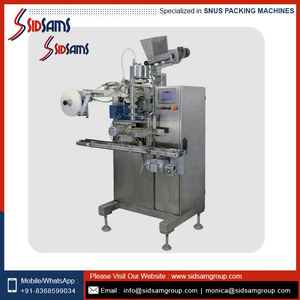 High-Speed Automatic Snus Powder Packing Machine Multifunctional Indian Manufacturer New Condition Food Packaging <b>Pouches</b> Cans - Product Image 5