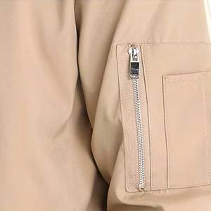 New Arrival Most Popular Fashion Custom Men Canvas Bomber <b>Jacket</b> Winter Wear Quick Dry & Breathable - Product Image 4