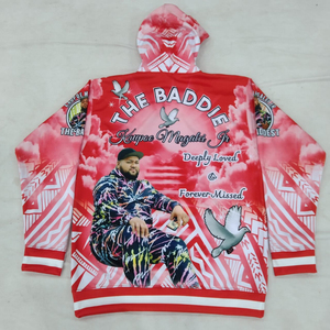 Sudaderas con capucha sublimadas para hombre de nuevo diseño, suéter hecho de poliéster, sudaderas con capucha cálidas de invierno con diseño y tamaño personalizados - Product Image 5