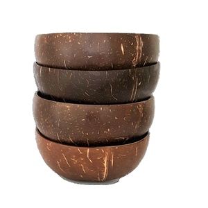 Juego de ensaladeras para batidos de cáscara de coco Natural respetuoso con el medio ambiente hecho a mano con cuchara de PC Estilo de vida vegano saludable para regalos de negocios - Product Image 4