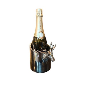 Porte-bouteille de vin en argent - Product Image 3
