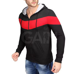 Sudadera con capucha personalizada con cremallera para hombre, ligera, cálida, cómoda y elegante, ropa informal para uso diario y suministro al por mayor - Product Image 4