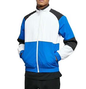 Vêtements de sport de plein air décontractés pour hommes grande taille veste coupe-vent imperméable fermeture éclair respirante tissu en polyester sur mesure - Product Image 4