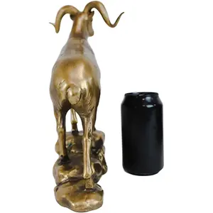 Décoration d'intérieur tendance en métal fait main, lion, thème décoratif, cadre en forme de croissant de lune, panneau Ramadan, alimenté par USB par ZAHID EXPORTS - Product Image 2