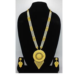 Indian Antique Jewelry <b>Gold</b> Plated Trendy Pure Brass Indian Bridal Wedding Wear Jewelry High Quality Necklace <b>Set</b> - Product Image 4