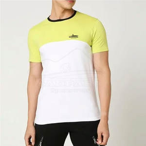 2025 Camisetas de manga corta de algodón 100% para hombre, secado rápido y logotipo personalizado, tarifa al por mayor, ropa OEM, patrón sólido - Product Image 3