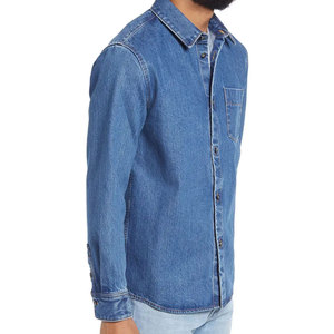 Fabrication en usine Nouvelle arrivée Veste en jean pour homme à manches longues Veste en jean pour homme sur mesure en gros - Product Image 4