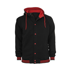 Nouvelle veste universitaire en toile unisexe ample, style streetwear d'hiver, haut de gamme, écologique, respirante, col montant, service OEM - Product Image 1