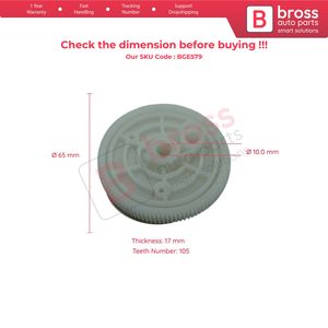 Engranaje de Reparación del Motor del Limpiaparabrisas Trasero BGE579 para Transporter T5 2003-2009, Piezas de Automóviles Bross, Hecho en Turquía, Envío desde Turquía - Product Image 2