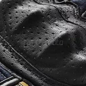 ถุงมือหนังแบบเต็มนิ้วสำหรับแข่งรถมอเตอร์ไซด์กลางแจ้งหนังแท้ถุงมือแข่งรถมอเตอร์ไซค์แบบวินเทจสไตล์ใหม่ - Product Image 4