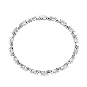 Última pulsera clásica de tenis de oro de 18 quilates Diseño único simple Brazalete con tachuelas de diamantes reales Pulseras de moissanita - Product Image 2