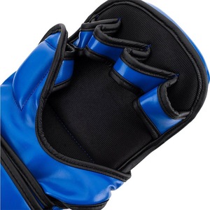 นวมชกมวย Fairtex ปักโลโก้ได้ หนังแท้ น้ำหนักเบา กันน้ำ แบบผูกเชือก สำหรับฝึกซ้อมและแข่งขัน MMA มวยไทย สีฟ้า - Product Image 2