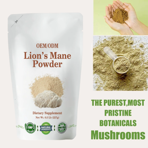 Vente flash : Poudre de champignon crinière de lion 100% pure, qualité alimentaire naturelle, pour soutenir la concentration et la fonction de la mémoire - Product Image 2