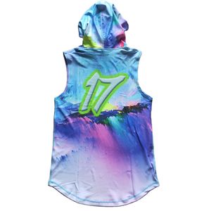 Maillots de football 7v7 personnalisés avec capuche imprimé drapeau américain uniformes grande taille respirant manches courtes ajustement par compression - Product Image 2