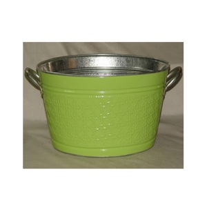 Cubo de hielo de acero inoxidable con asas dobles, Enfriador de bebidas para fiesta, champán, vino y cerveza - Product Image 4