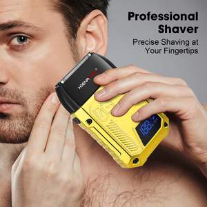 Afeitadora Eléctrica Profesional Dual para Hombres, Mini Afeitadora Eléctrica USB para Rostro, Afeitadora de Lámina Alemana para Barberos - Product Image 2