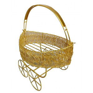 Artistic Swirl Sustainable Eco-Friendly Metal <b>Gift</b> <b>Basket</b> Customized Color Beautifully Designed Decorative Hamper <b>for</b> - Product Image 1