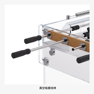Xingjue XJ-1208 Tavolo da Calcio in Vetro Cristallo Moderno e Lussuoso per Interni con 2 Palloni da Calcio - Product Image 5